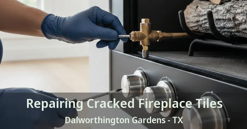 Repairing Cracked Fireplace Tiles Dalworthington Gardens - TX