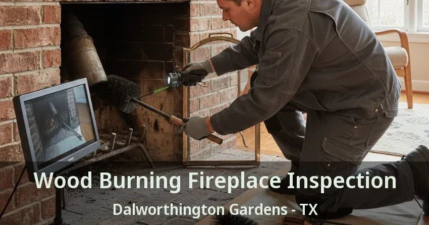 Wood Burning Fireplace Inspection Dalworthington Gardens - TX Wood Burning Fireplace Inspection Dalworthington Gardens - TX